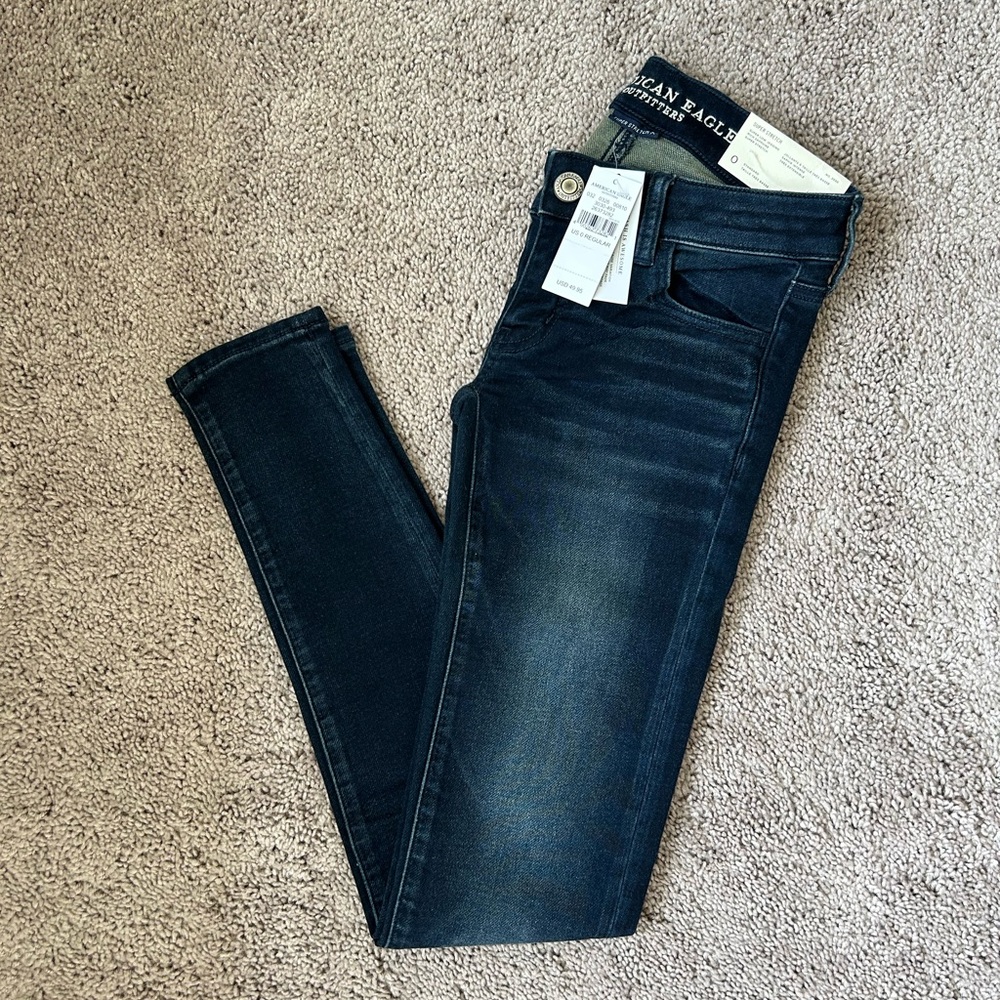 NWT American Eagle Super Low Rise Jeans Jeggings